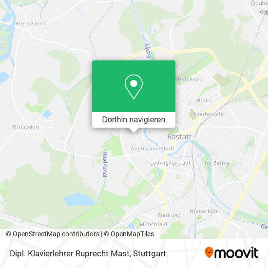 Dipl. Klavierlehrer Ruprecht Mast Karte