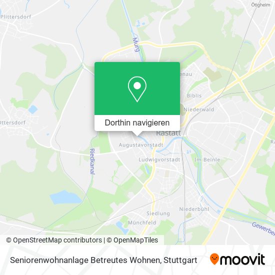 Seniorenwohnanlage Betreutes Wohnen Karte