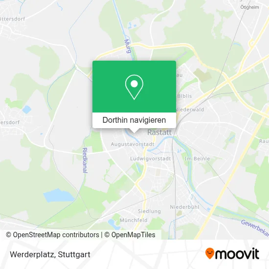 Werderplatz Karte