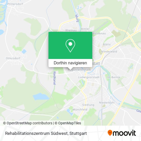 Rehabilitationszentrum Südwest Karte