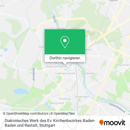 Diakonisches Werk des Ev. Kirchenbezirkes Baden-Baden und Rastatt Karte