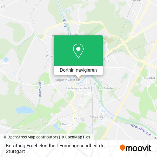 Beratung Fruehekindheit Frauengesundheit de Karte
