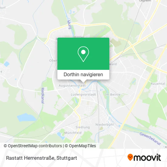 Rastatt Herrenstraße Karte