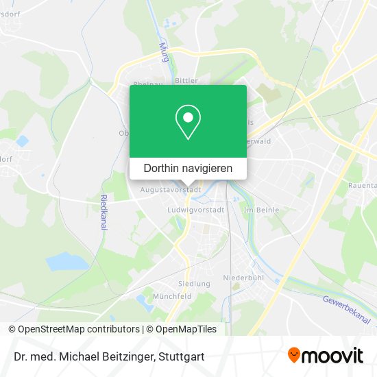 Dr. med. Michael Beitzinger Karte