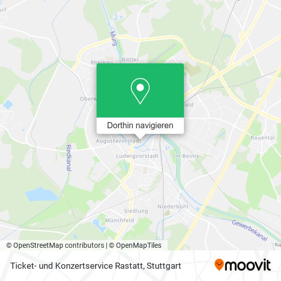 Ticket- und Konzertservice Rastatt Karte