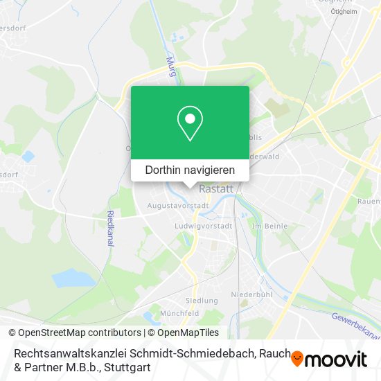 Rechtsanwaltskanzlei Schmidt-Schmiedebach, Rauch & Partner M.B.b. Karte