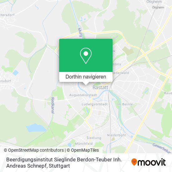 Beerdigungsinstitut Sieglinde Berdon-Teuber Inh. Andreas Schnepf Karte