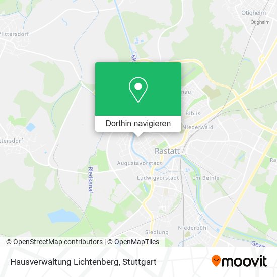 Hausverwaltung Lichtenberg Karte