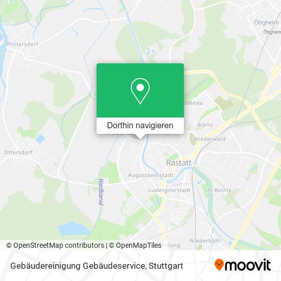 Gebäudereinigung Gebäudeservice Karte