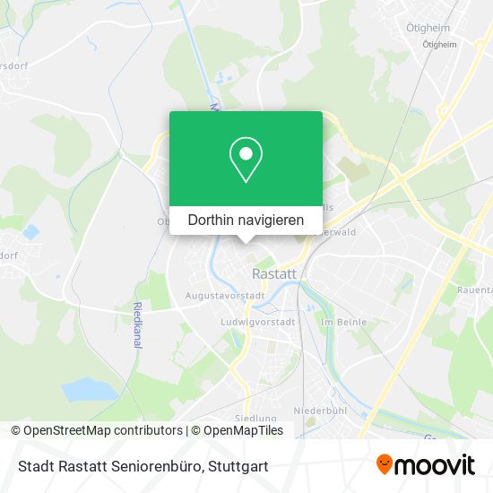Stadt Rastatt Seniorenbüro Karte