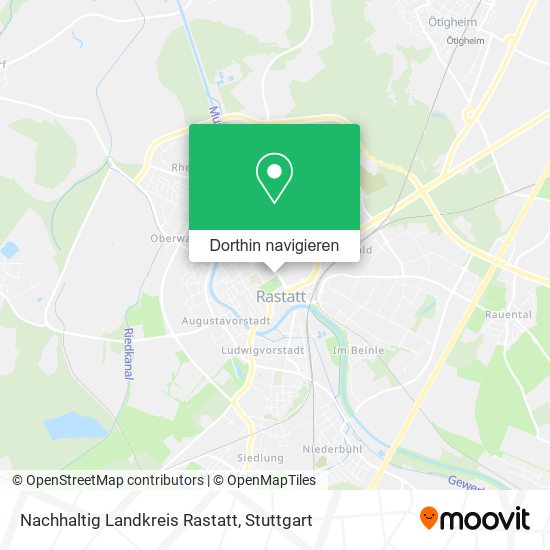 Nachhaltig Landkreis Rastatt Karte