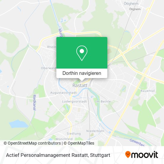 Actief Personalmanagement Rastatt Karte