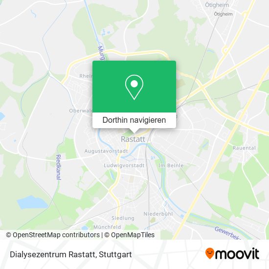 Dialysezentrum Rastatt Karte