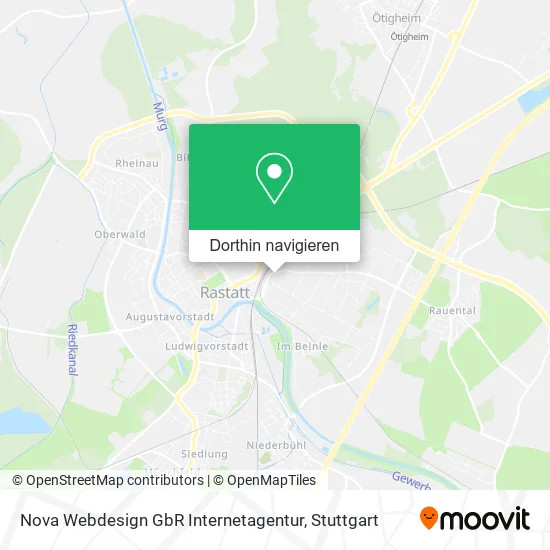 Nova Webdesign GbR Internetagentur Karte