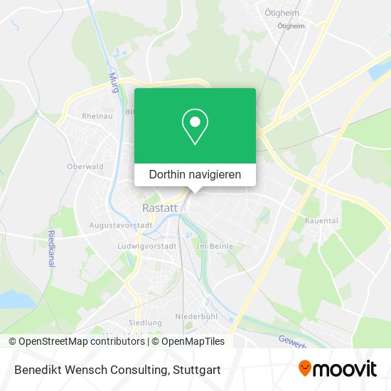 Benedikt Wensch Consulting Karte