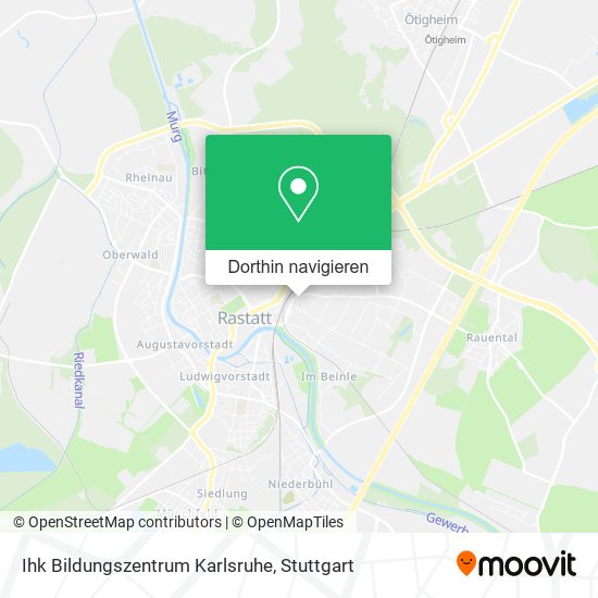Ihk Bildungszentrum Karlsruhe Karte