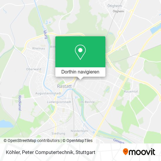 Köhler, Peter Computertechnik Karte