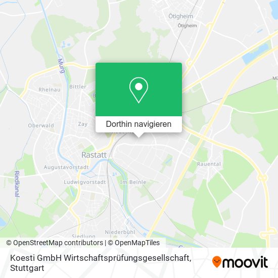 Koesti GmbH Wirtschaftsprüfungsgesellschaft Karte