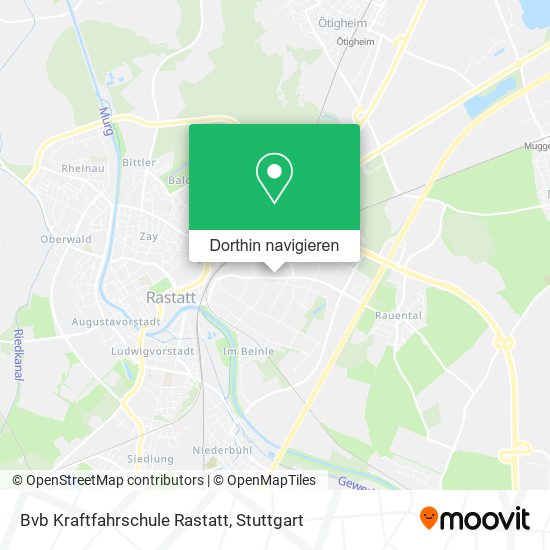 Bvb Kraftfahrschule Rastatt Karte