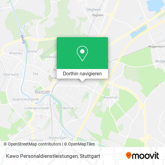 Kawo Personaldienstleistungen Karte