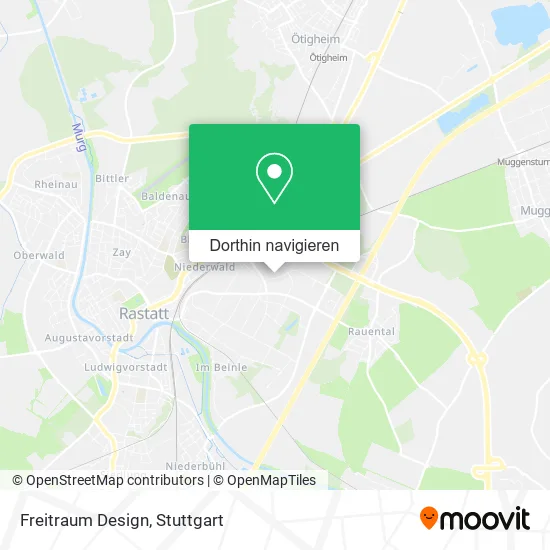 Freitraum Design Karte