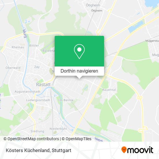 Kösters Küchenland Karte