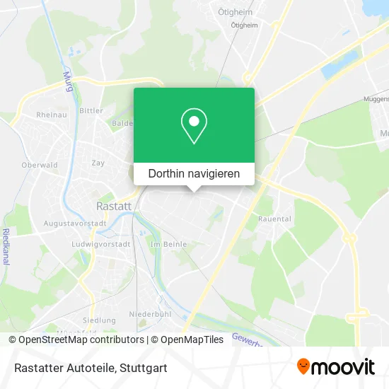 Rastatter Autoteile Karte