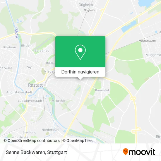 Sehne Backwaren Karte