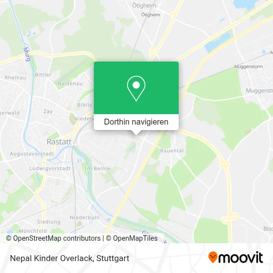 Nepal Kinder Overlack Karte