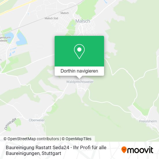 Baureinigung Rastatt Seda24 - Ihr Profi für alle Baureinigungen Karte