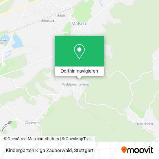 Kindergarten Kiga Zauberwald Karte