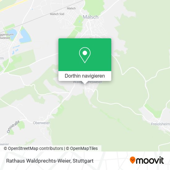 Rathaus Waldprechts-Weier Karte