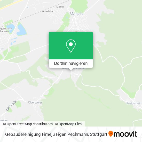 Gebäudereinigung Fimeju Figen Pechmann Karte