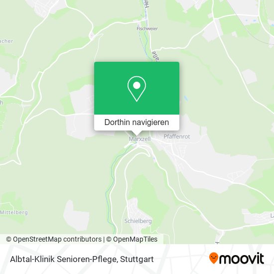Albtal-Klinik Senioren-Pflege Karte