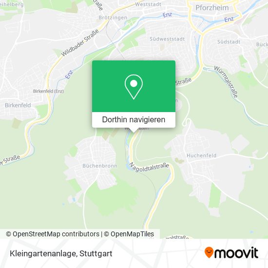 Kleingartenanlage Karte