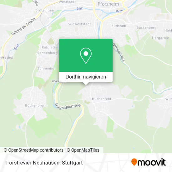 Forstrevier Neuhausen Karte