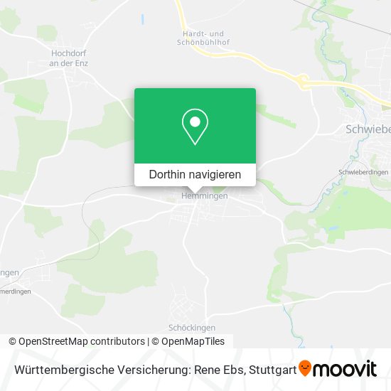 Württembergische Versicherung: Rene Ebs Karte