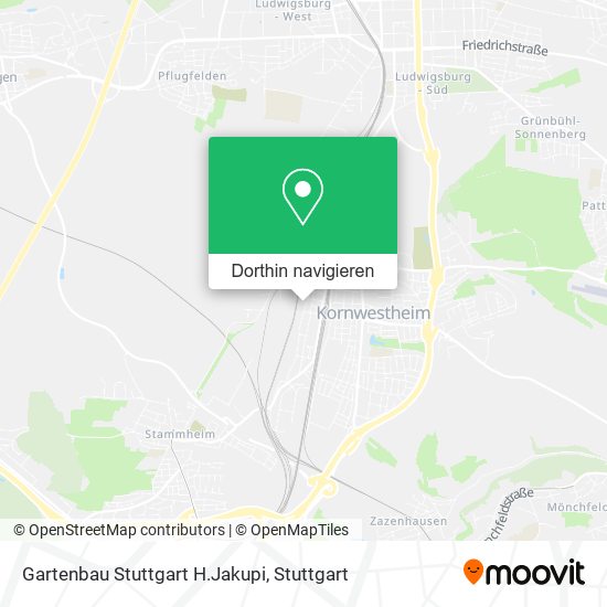 Gartenbau Stuttgart H.Jakupi Karte