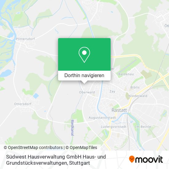 Südwest Hausverwaltung GmbH Haus- und Grundstücksverwaltungen Karte