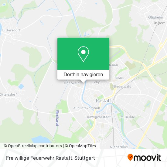 Freiwillige Feuerwehr Rastatt Karte