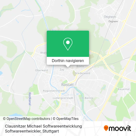 Clausnitzer Michael Softwareentwicklung Softwareentwickler Karte