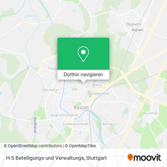 H-S Beteiligungs-und Verwaltungs Karte