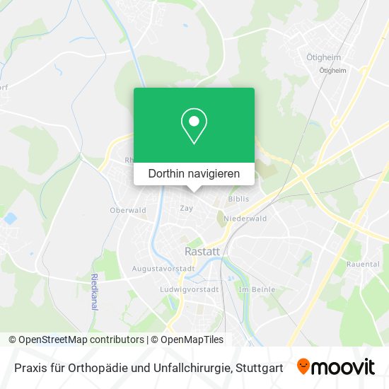 Praxis für Orthopädie und Unfallchirurgie Karte