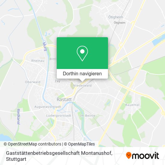 Gaststättenbetriebsgesellschaft Montanushof Karte
