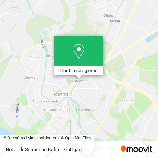 Notar dr Sebastian Böhm Karte