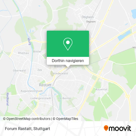 Forum Rastatt Karte