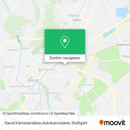Sacal Karosseriebau Autokarosserie Karte