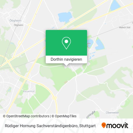 Rüdiger Hornung Sachverständigenbüro Karte