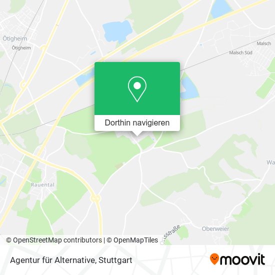 Agentur für Alternative Karte