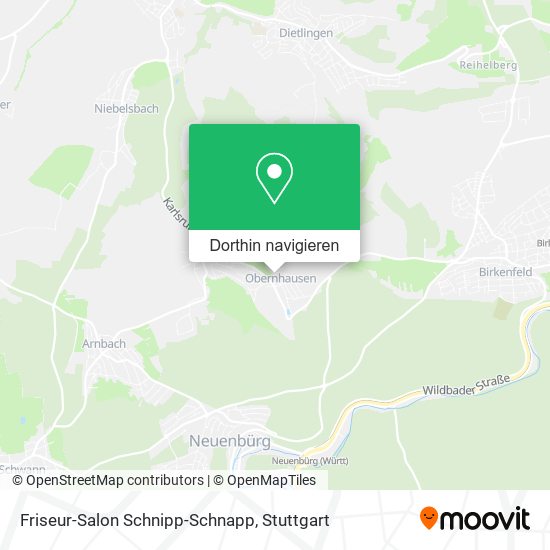 Friseur-Salon Schnipp-Schnapp Karte